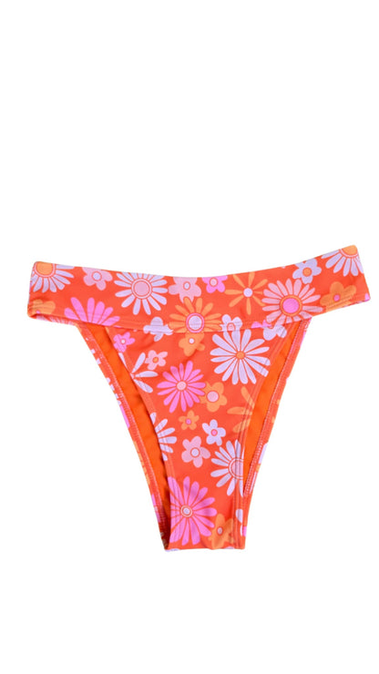 Felicity - High Waisted Bikini Bottoms Ribbed - Miss Daisy
