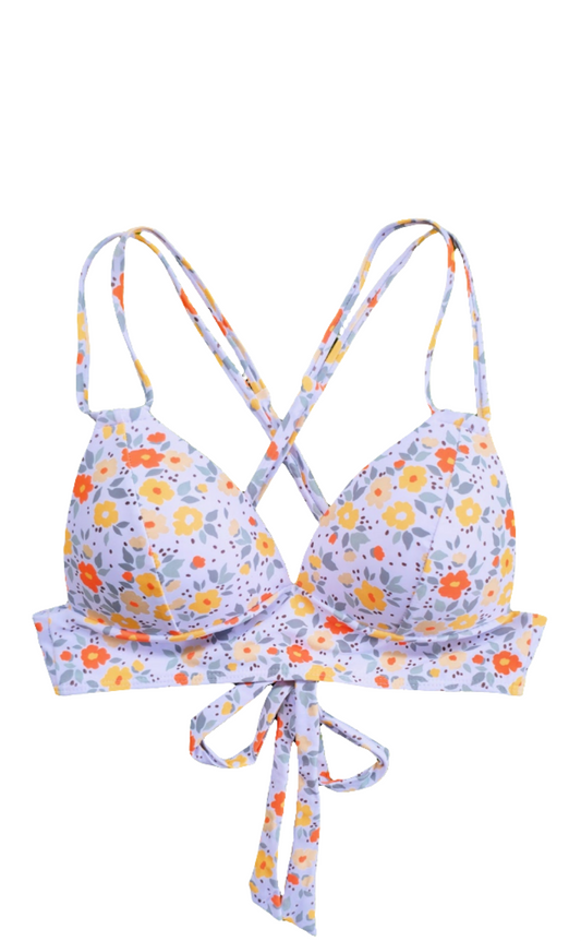 Sabrina Push Up Adjustable Bralette - Wild Flower