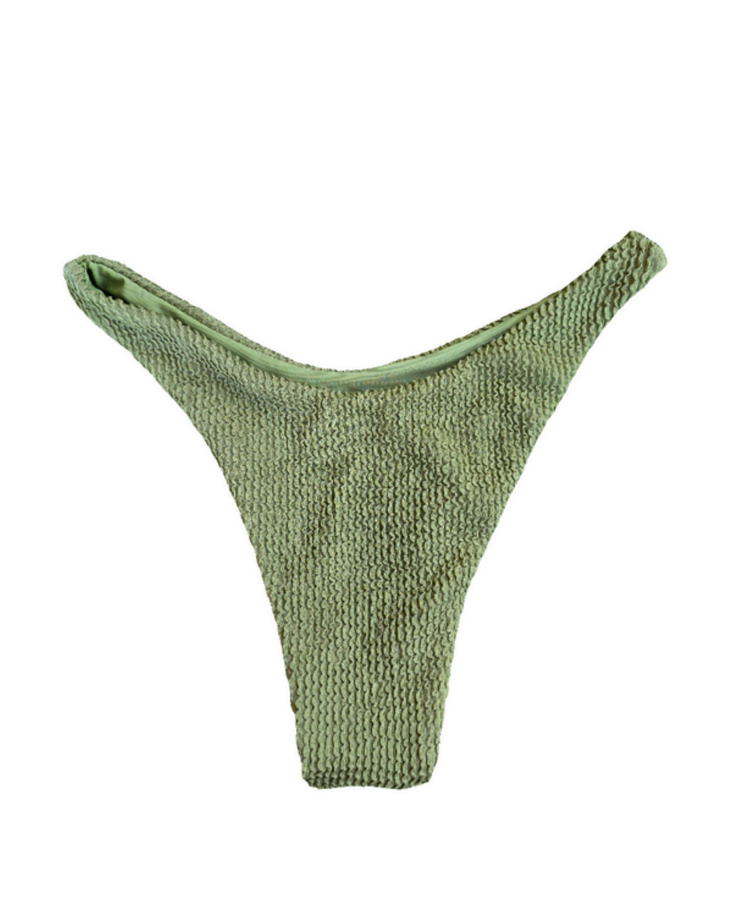 Billie - Seamless Cheeky Bikini Bottoms - Avocado Green