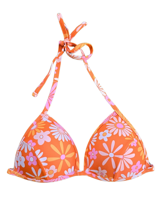 Sophie - Push Up Triangle Bikini Top - Miss Daisy