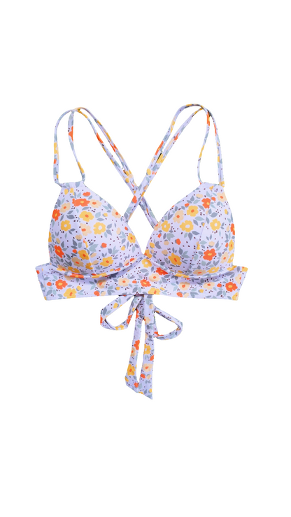 Sabrina Push Up Adjustable Bralette - Wild Flower