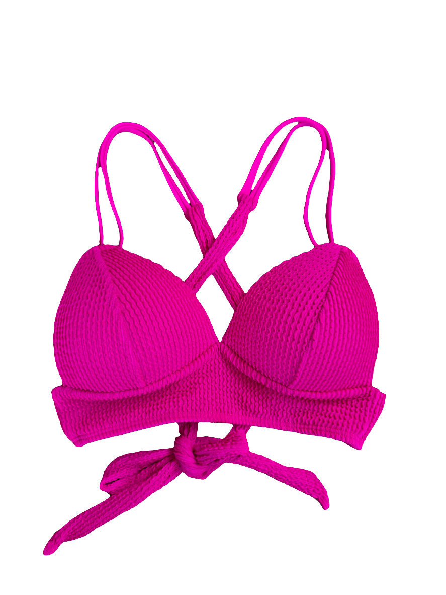 Sabrina - Push Up Adjustable Bralette - Pink Crush