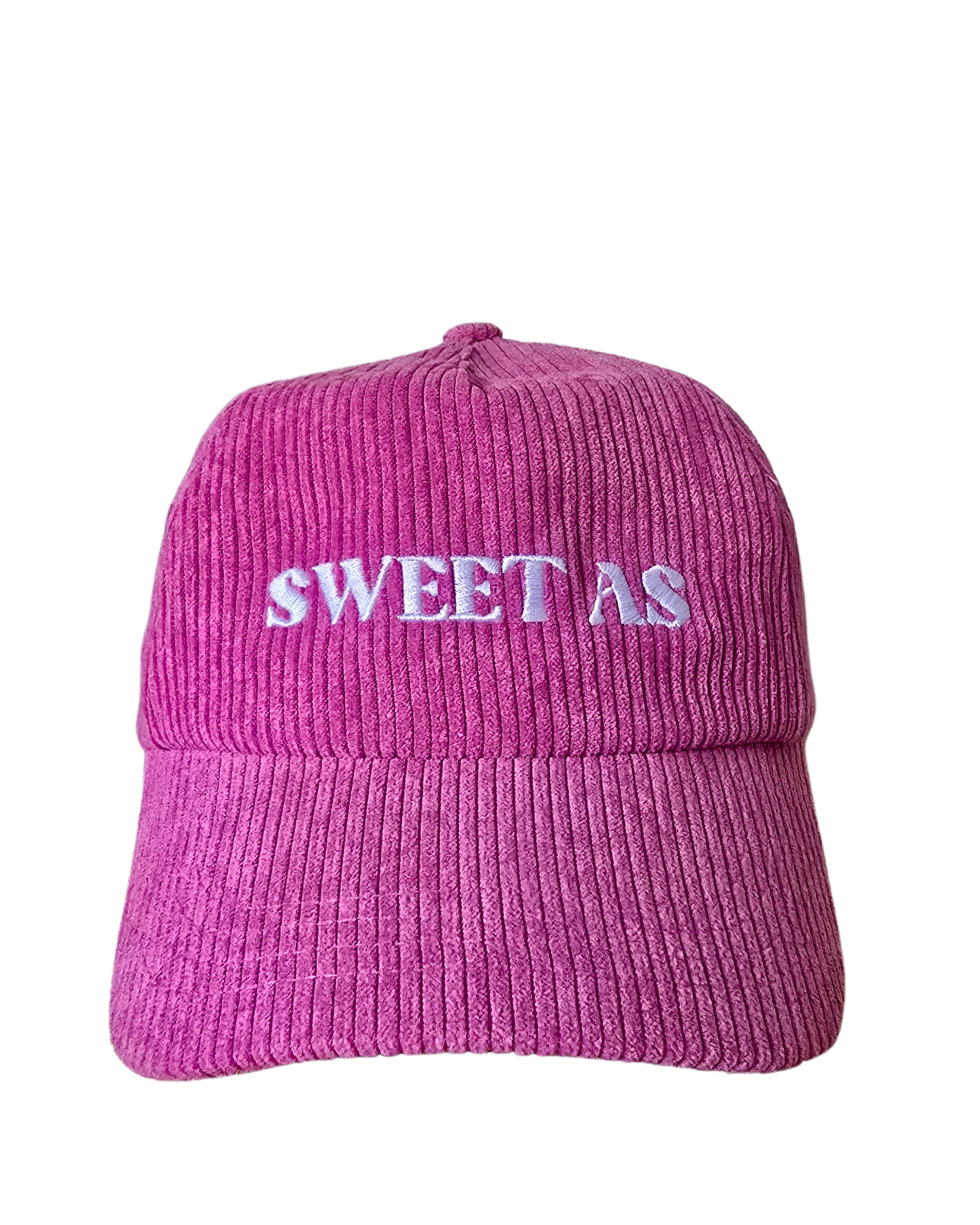 Sweet As - Pink Retro Corduroy Cap